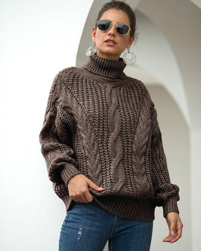 Joanna - Rollkragenpullover Aus Strick