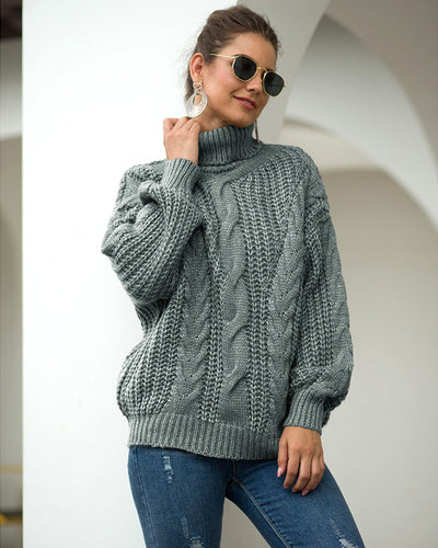 Joanna - Rollkragenpullover Aus Strick