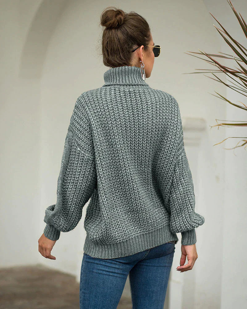 Joanna - Rollkragenpullover Aus Strick